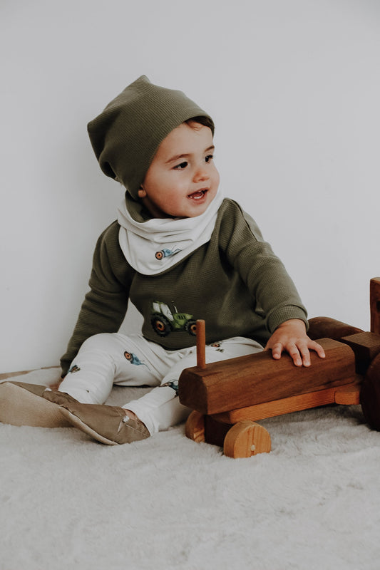 Vorbereitung für die Tarmstedter Ausstellung: DEHODI – Norddeutsche Handarbeit mit Herz und Treckerliebe