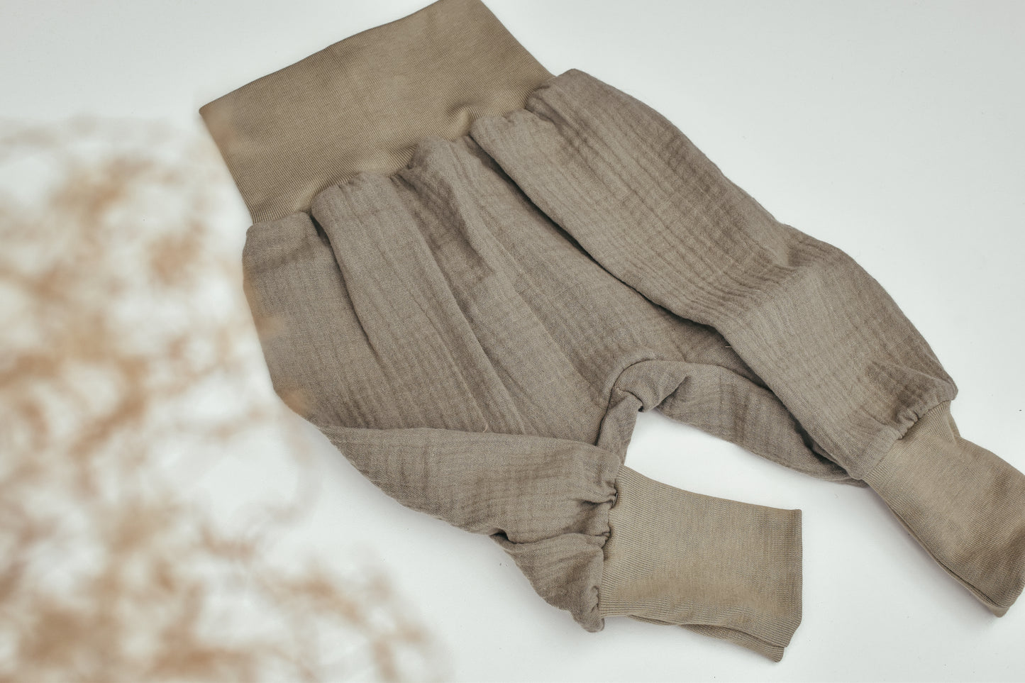 Pumphose lang Musselin