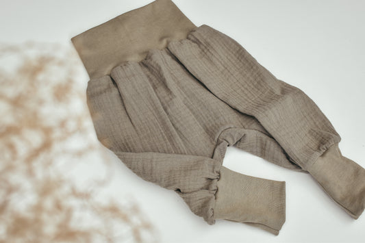 Pumphose lang Musselin