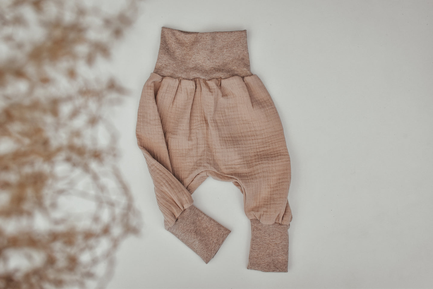 Pumphose lang Musselin