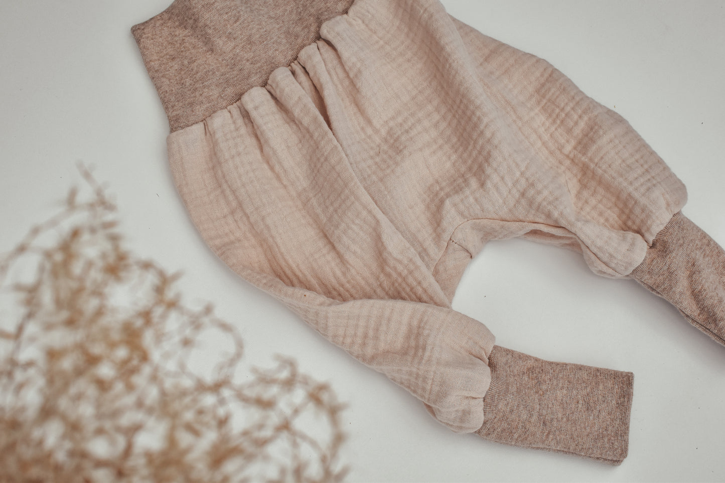 Pumphose lang Musselin